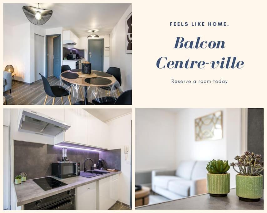 Panoramique Balcon Wifi Centre-Ville 미요 외부 사진